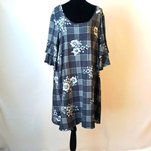 Bonded plus size dress